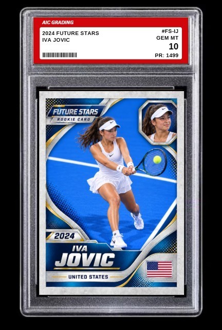 2024 Iva Jovic Future Stars Rookie Card #FS-IJ Limited Edition Graded 10 2024 Iva Jovic Future Stars Rookie Card #FS-IJ Limited Edition Graded 10