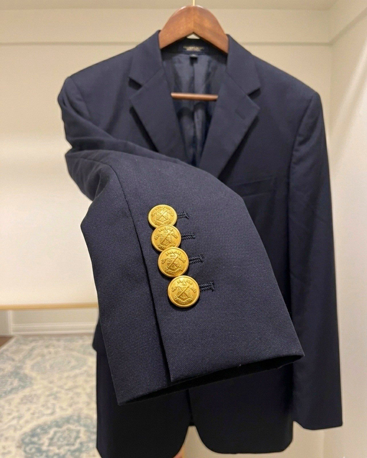 Brooks brothers Navy Wool Twill Brooks brothers Navy Wool Twill