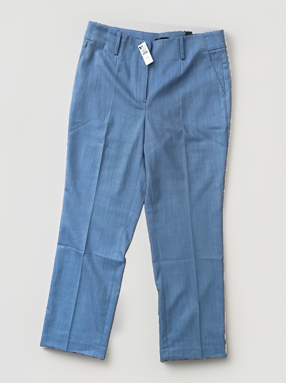NWT Talbot\'s Southhampton Pants Size 10 Light Blue Herringbone NWT Talbot\'s Southhampton Pants Size 10 Light Blue Herringbone