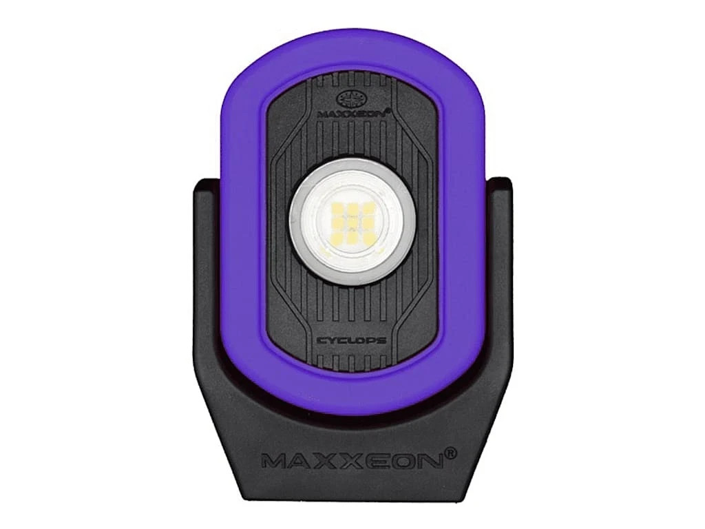Maxxeon Work Star® MXN00816 Cyclops USB-C Rechargeable LED Work Light (Purple)