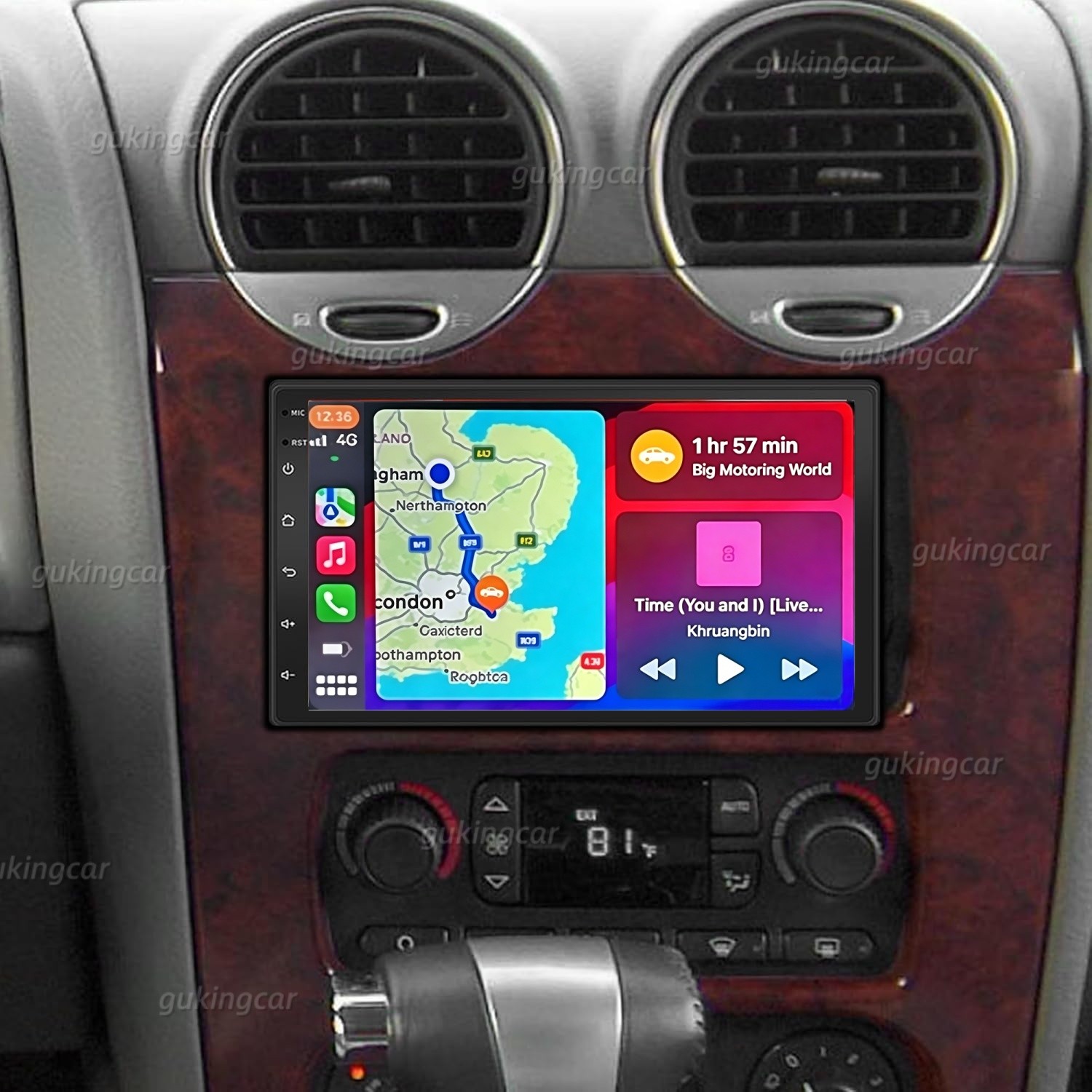 7'' Pantalla Carplay para Buick Rainier 2004-2007 Radio del coche GPS WIFI BT
