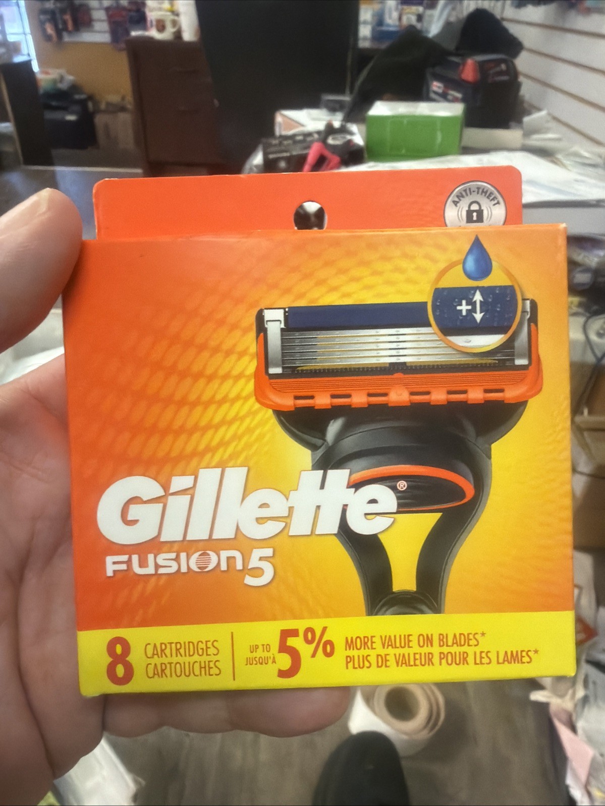 Gillette Fusion 5 Razor Blades - 8 Cartridges