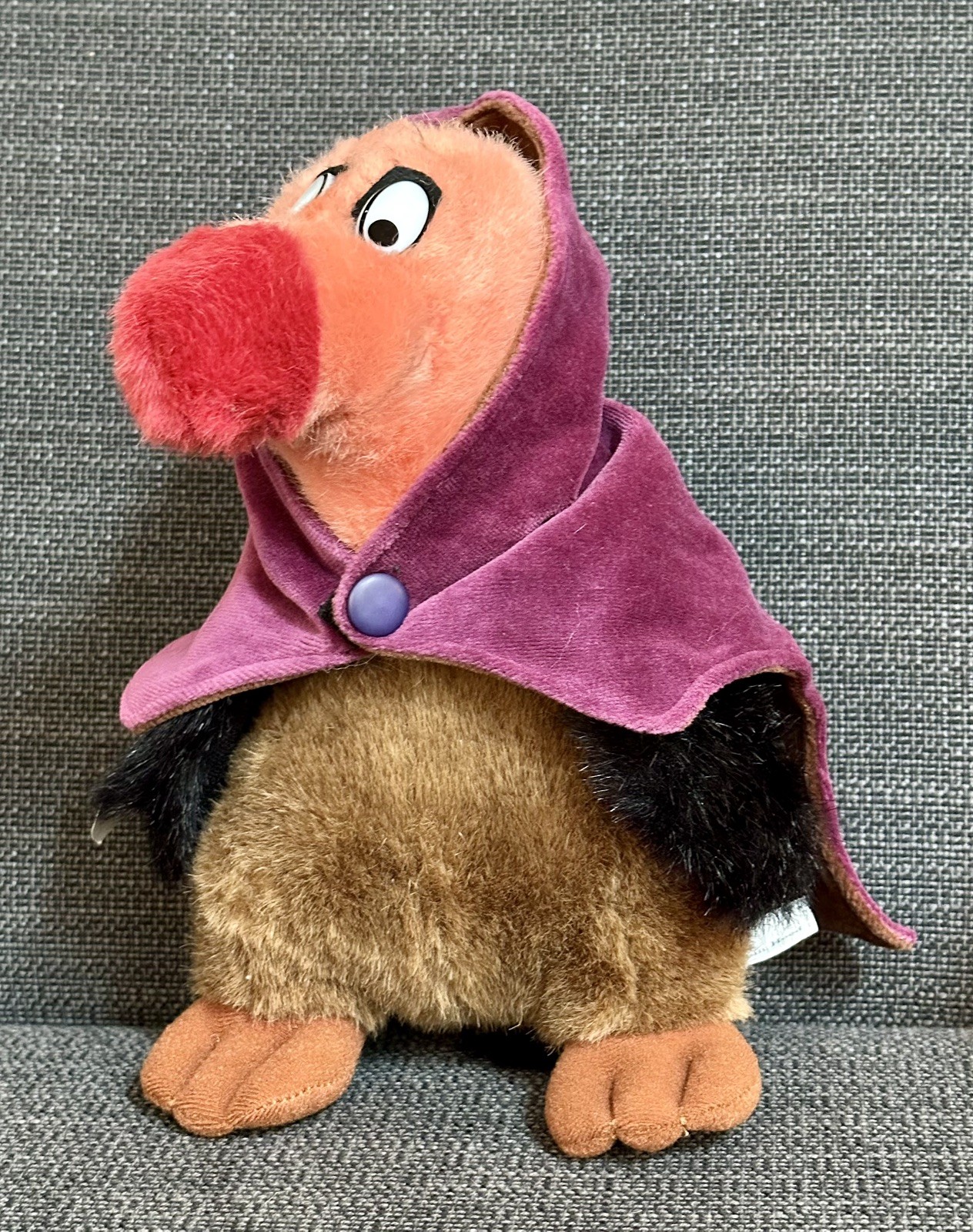 Disney’s Robin Hood Movie Vintage NUSTY The Vulture 8” Plush Cape Tags CLEAN