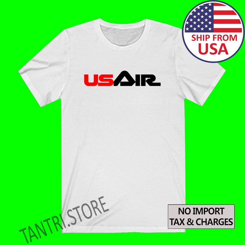 USAir US Airlines Men's White Size S to 3XL USAir US Airlines Men's White Size S to 3XL
