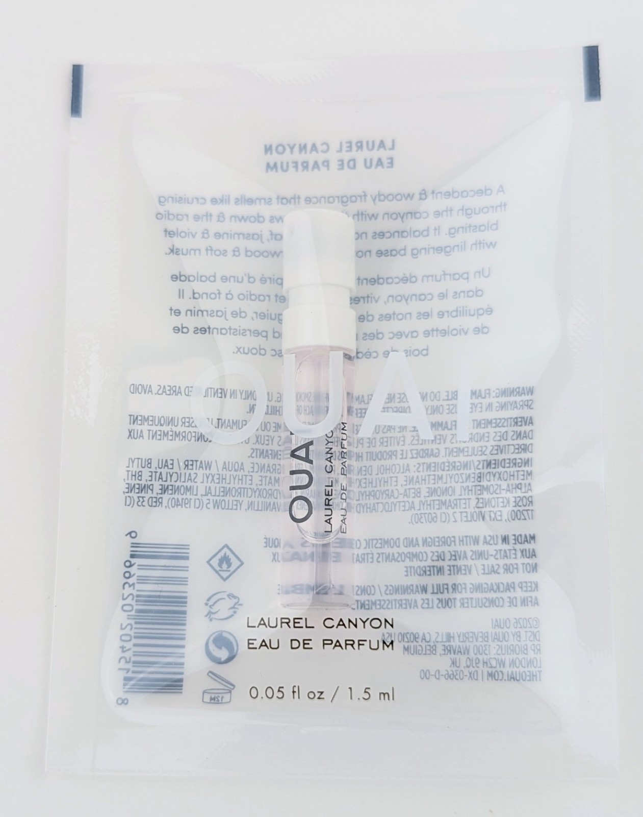 Ouai Laurel Canyon Eau De Parfum 1.5ml Sample Spray