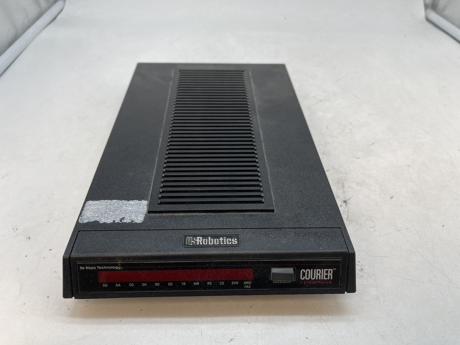 US Robotics Courier VEverything 56K External Fax Modem 002806-00 RS-232 Free S/H