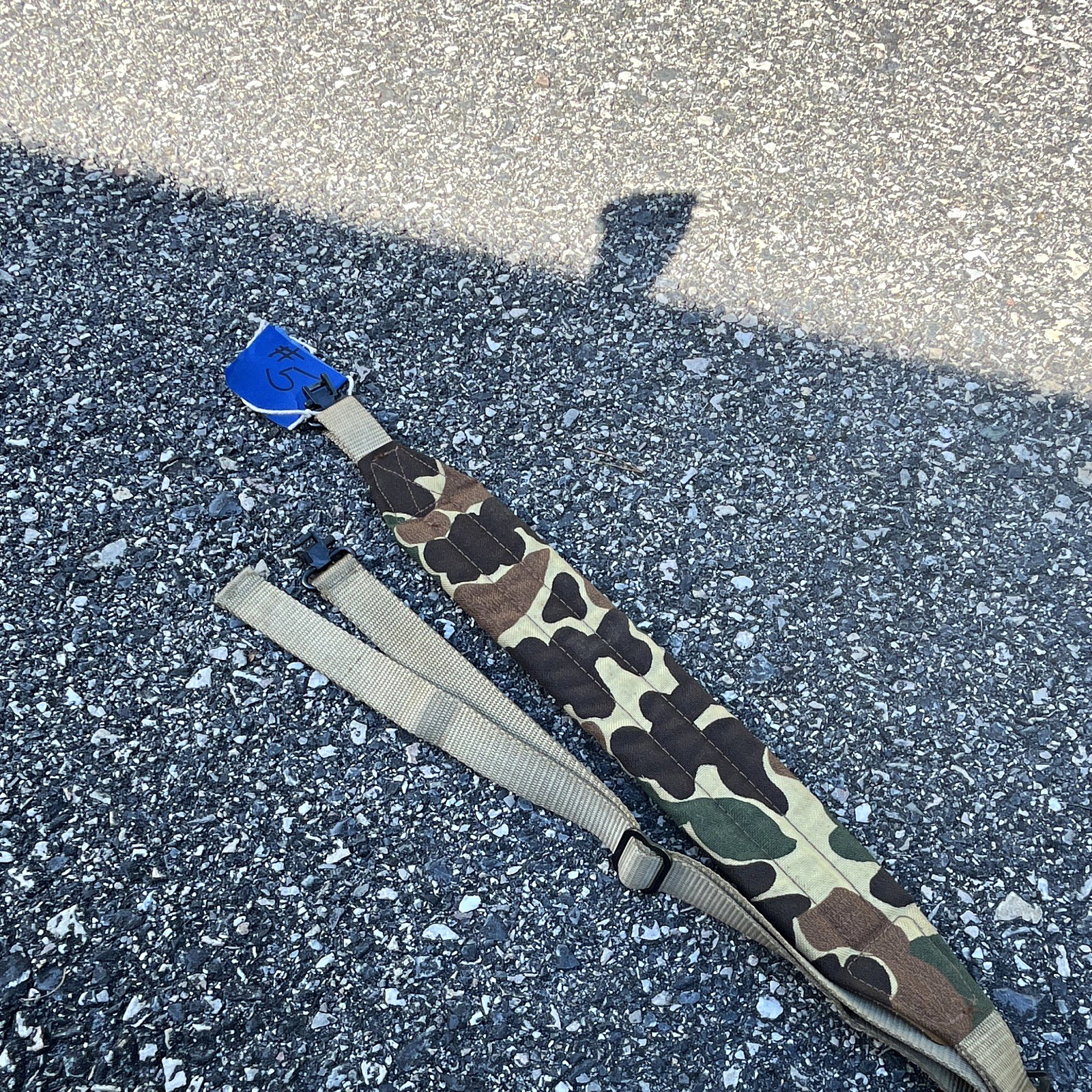 Vintage Uncle, Mike’s shotgun rifle sling Camo duck pattern ￼￼