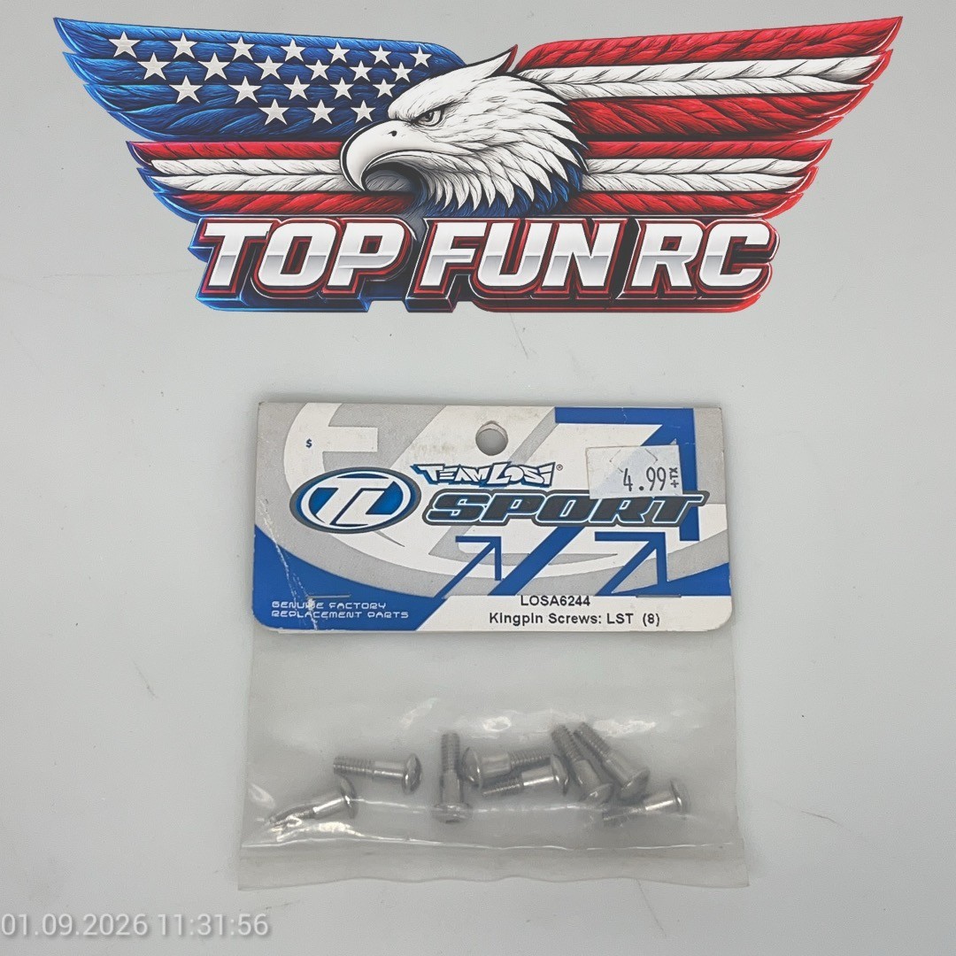 LOSI LOSA6244 KIngpin Screws (6): LST jm