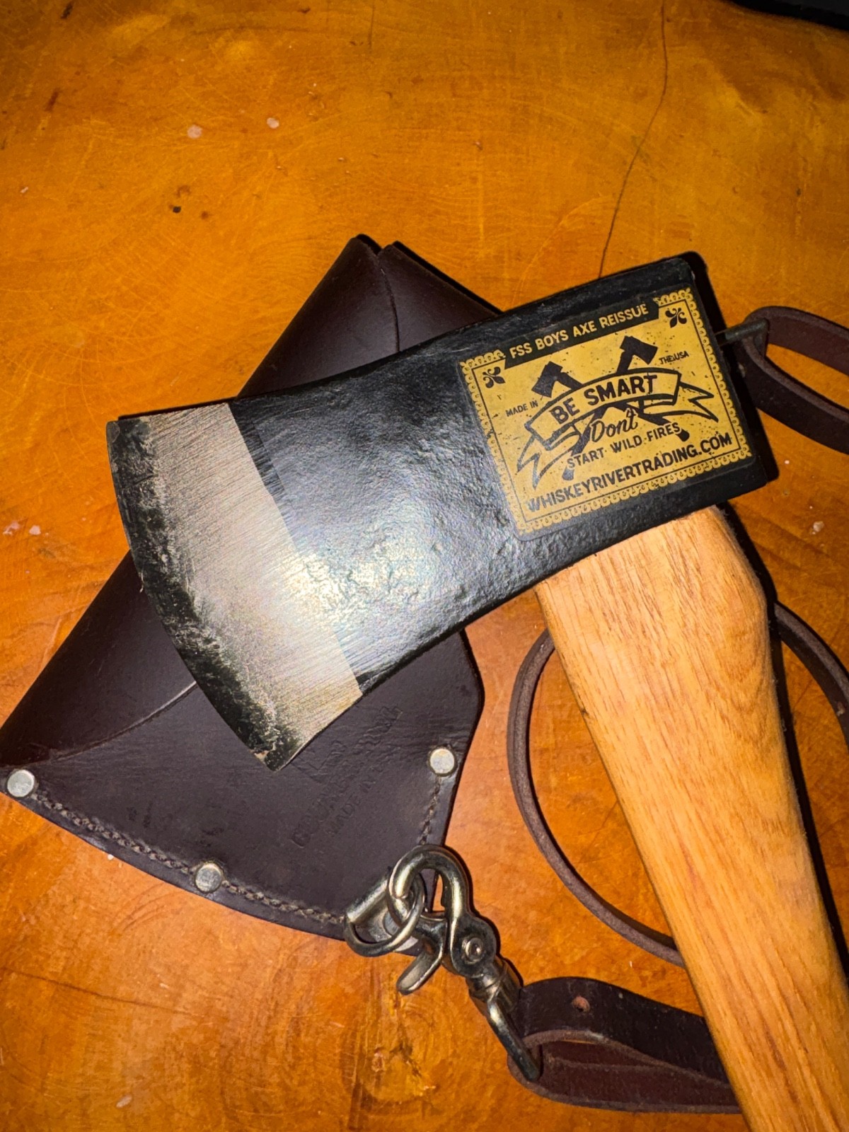 Council Tool FSS Boys Axe Reissue w Paper Label , 28
