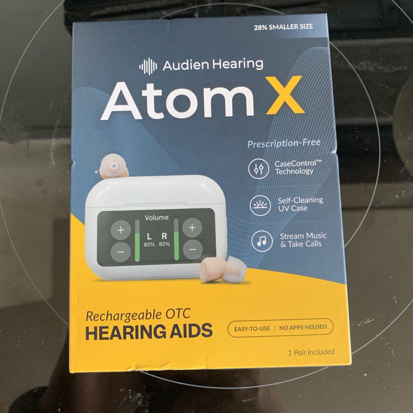 Audien Hearing ATOM X -Rrchargeable OTC Hearing Aids New Audien Hearing ATOM X -Rrchargeable OTC Hearing Aids New