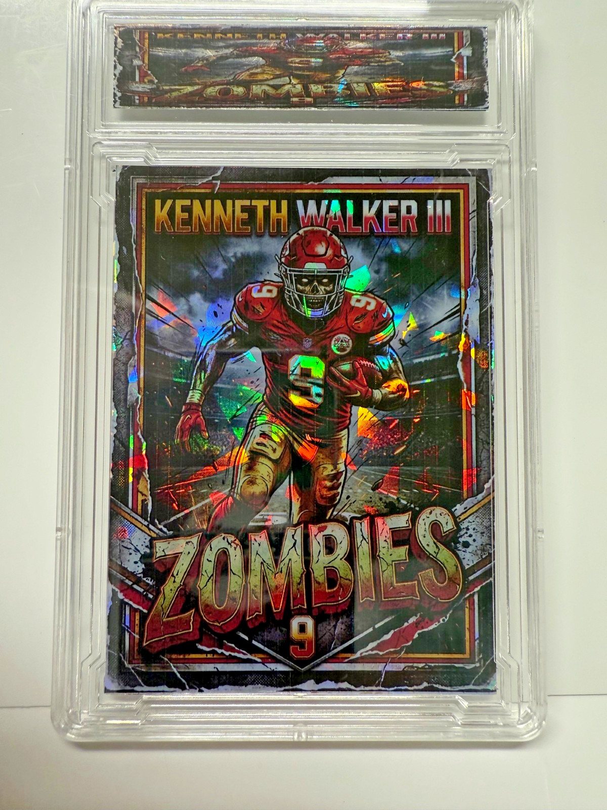 2026 Kansas City Kenneth Walker III  Zombies Anime Refractor NFL Football  cz rc