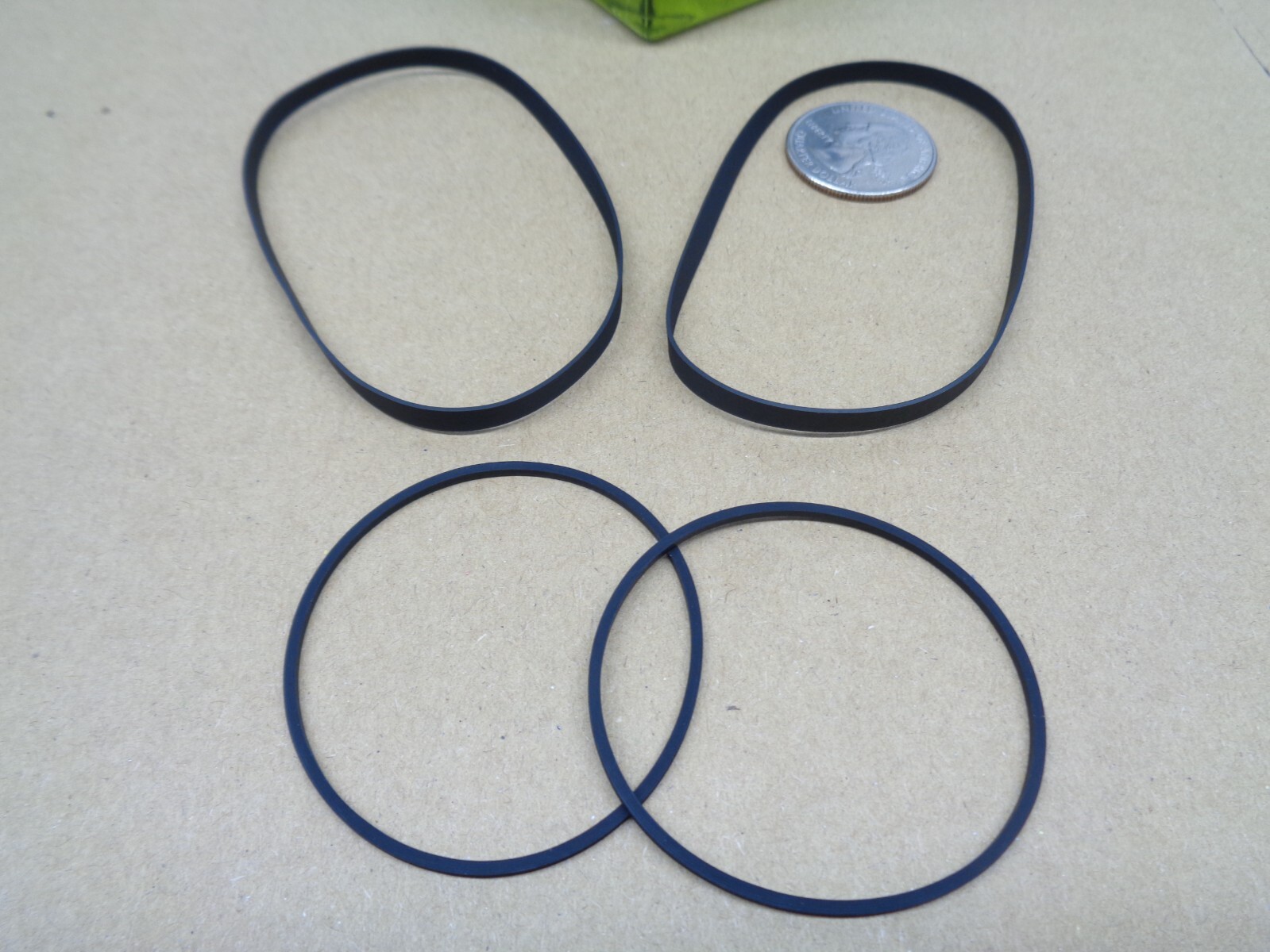 4 PCS BELT KIT For TECHNICS DUAL CASSETTE RS-TR157 [FOUR NEW BELTS] nice