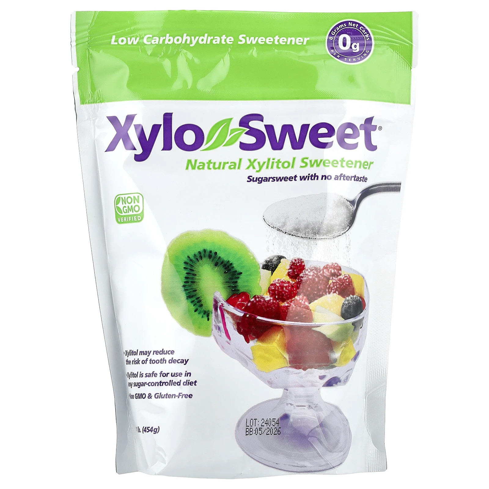 Xlear XyloSweet All Natural Xylitol Sweetener 1 lb 454 g All-Natural,