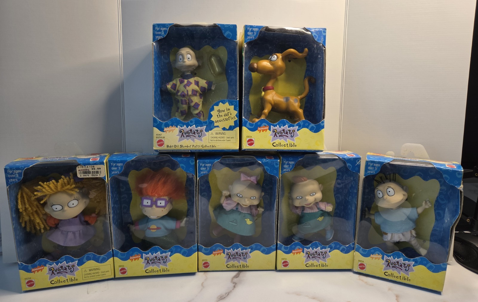Vintage 1997 Mattel Nickelodeon Rugrats Collectible Figures Lot of 7 – SEALED 
