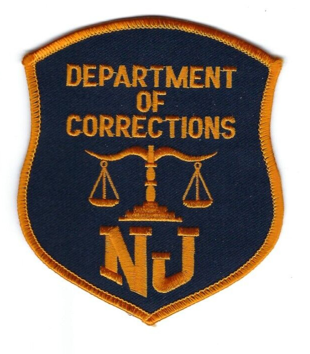 State of New Jersey NJ Department Dept. of Corrections *SHOULDER* patch - NEW