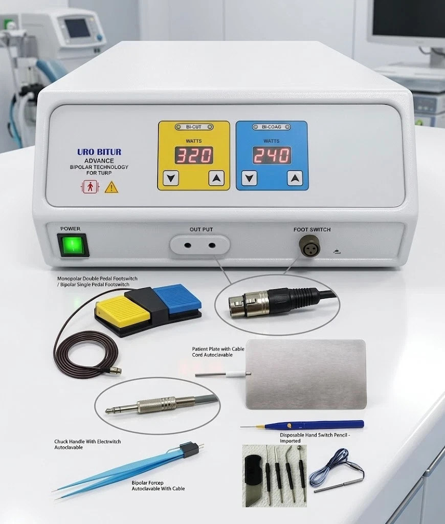 Electro Cautery URO BITUR Bipolar Advance Electro Generator Cautery TURP*