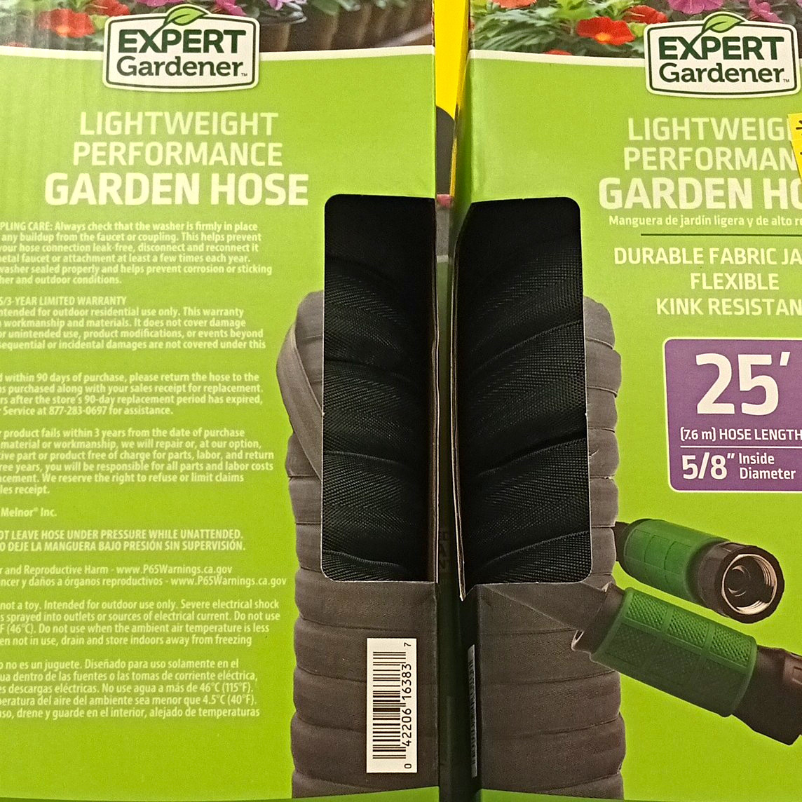 Expert Gardener 25 ft 5/8 in Garden Hose 300 psi Lightweight Kink Resistant