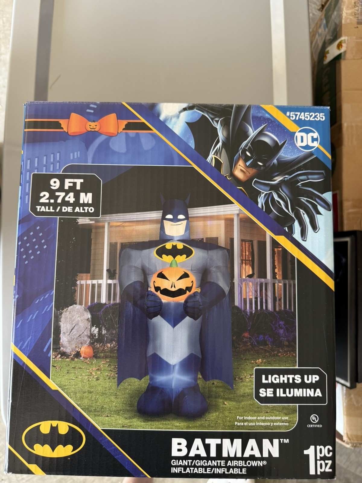 Gemmy Airblown Halloween Inflatable Batman 9ft Gemmy Airblown Halloween Inflatable Batman 9ft