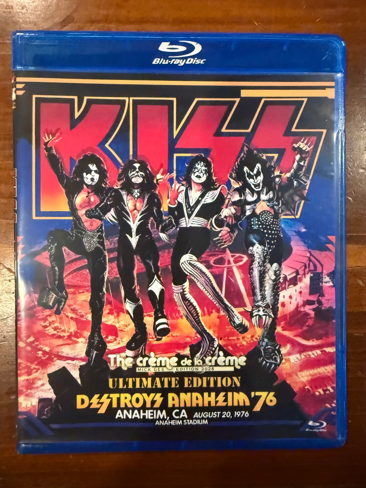 KISS - Destroys Anaheim Live 1976 Ultimate Edition Blu-ray Gene Ace Frehley