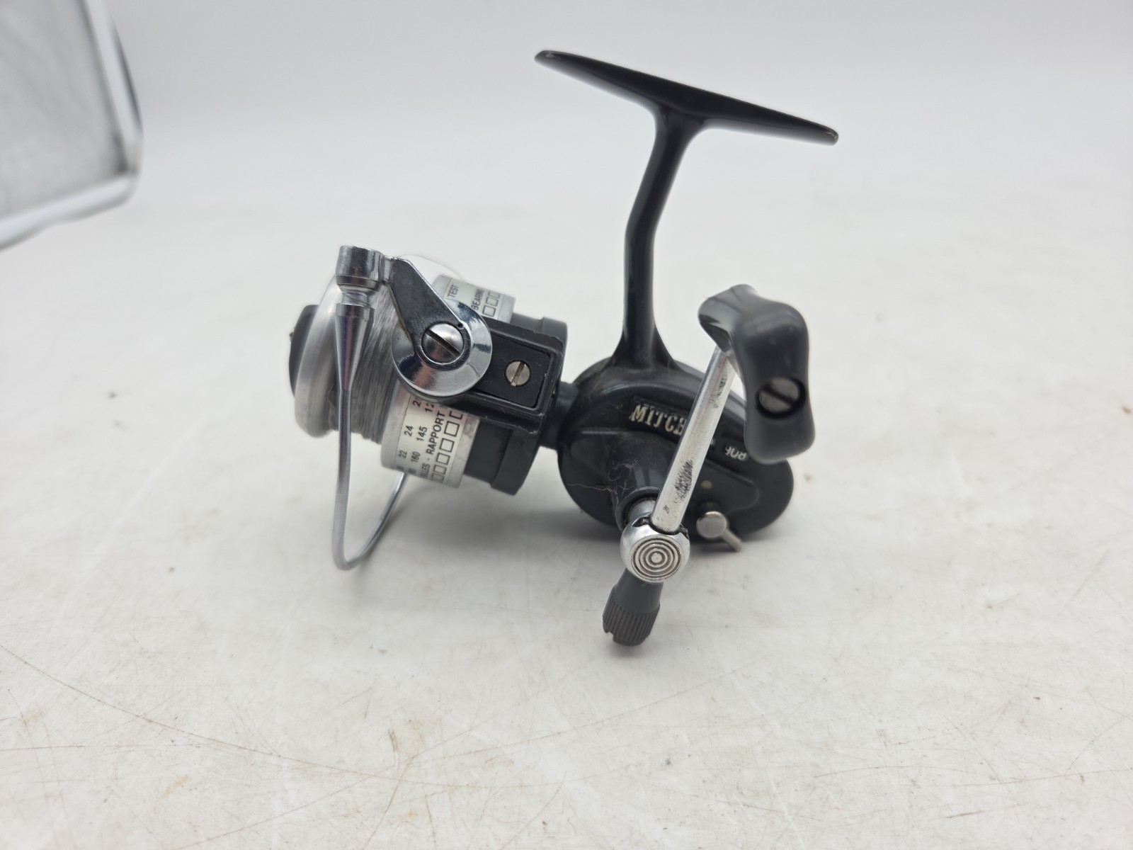 vintage garcia Mitchell 908 Ball bearing Spinning Fishing Reel - TESTED WORKING