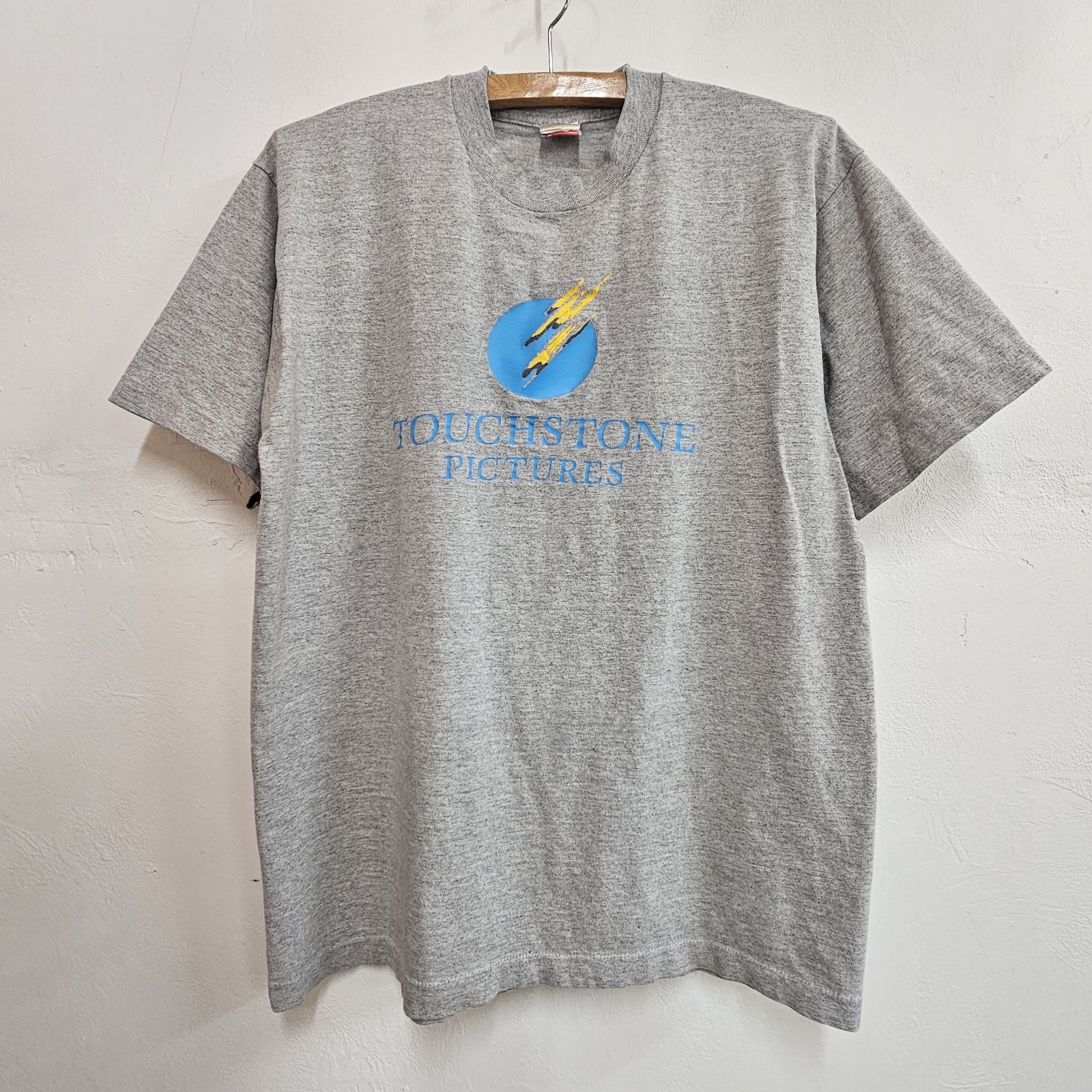 VTG 80S Walt Disney Touchstone Pictures Gray Single Stitch Tshirt XL