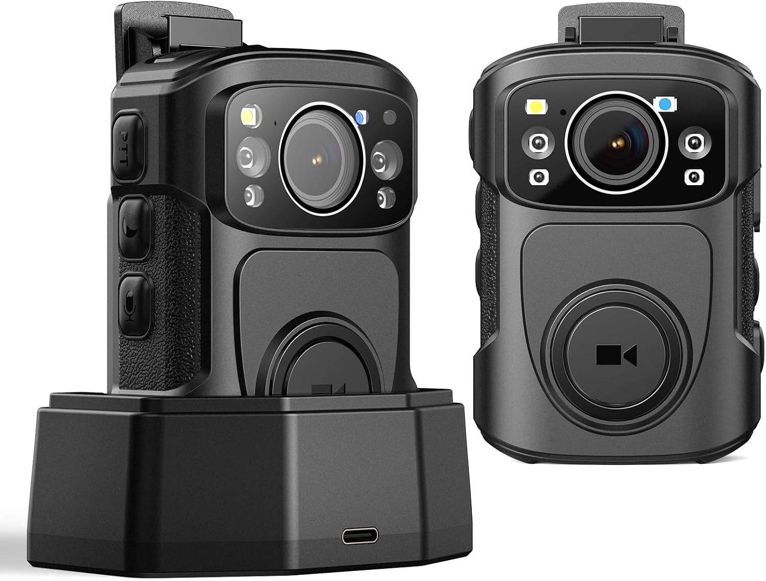BOBLOV B4K5 4K Body Camera GPS Police Camcorder NightVision Vedio Record 128GB