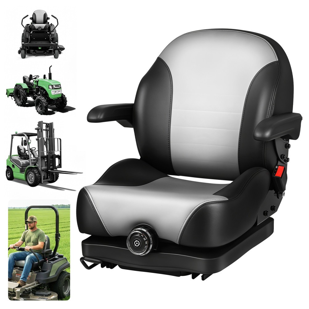 Zero Turn Lawn Mower Tractor Suspension Seat fit for Kubota John Deere Hustler
