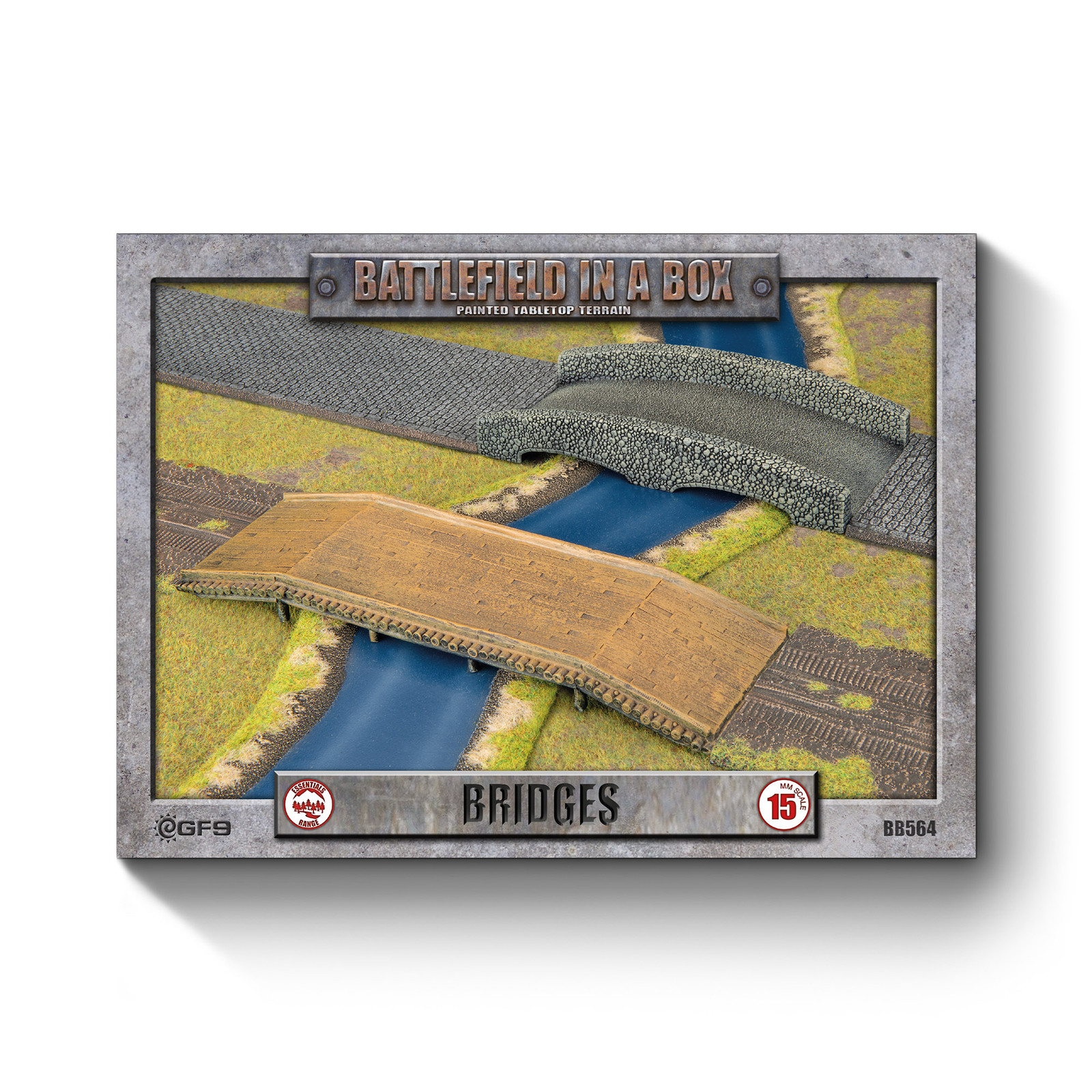 Gale Force Nine: Battlefield in a Box: Bridges: Stone and Log