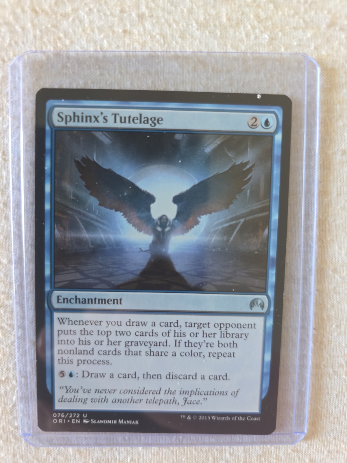 MtG - Sphinx\'s Tutelage - Origins NM MtG - Sphinx\'s Tutelage - Origins NM