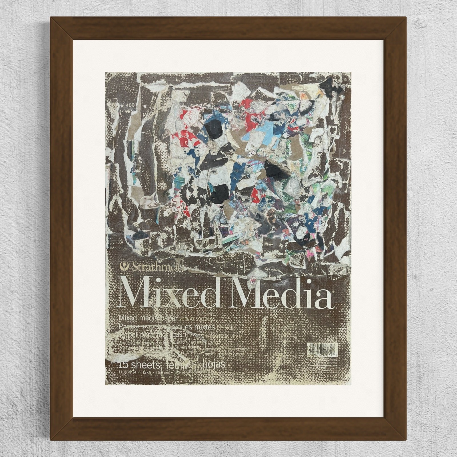 Original Mixed Media Abstract Art 11x14 \