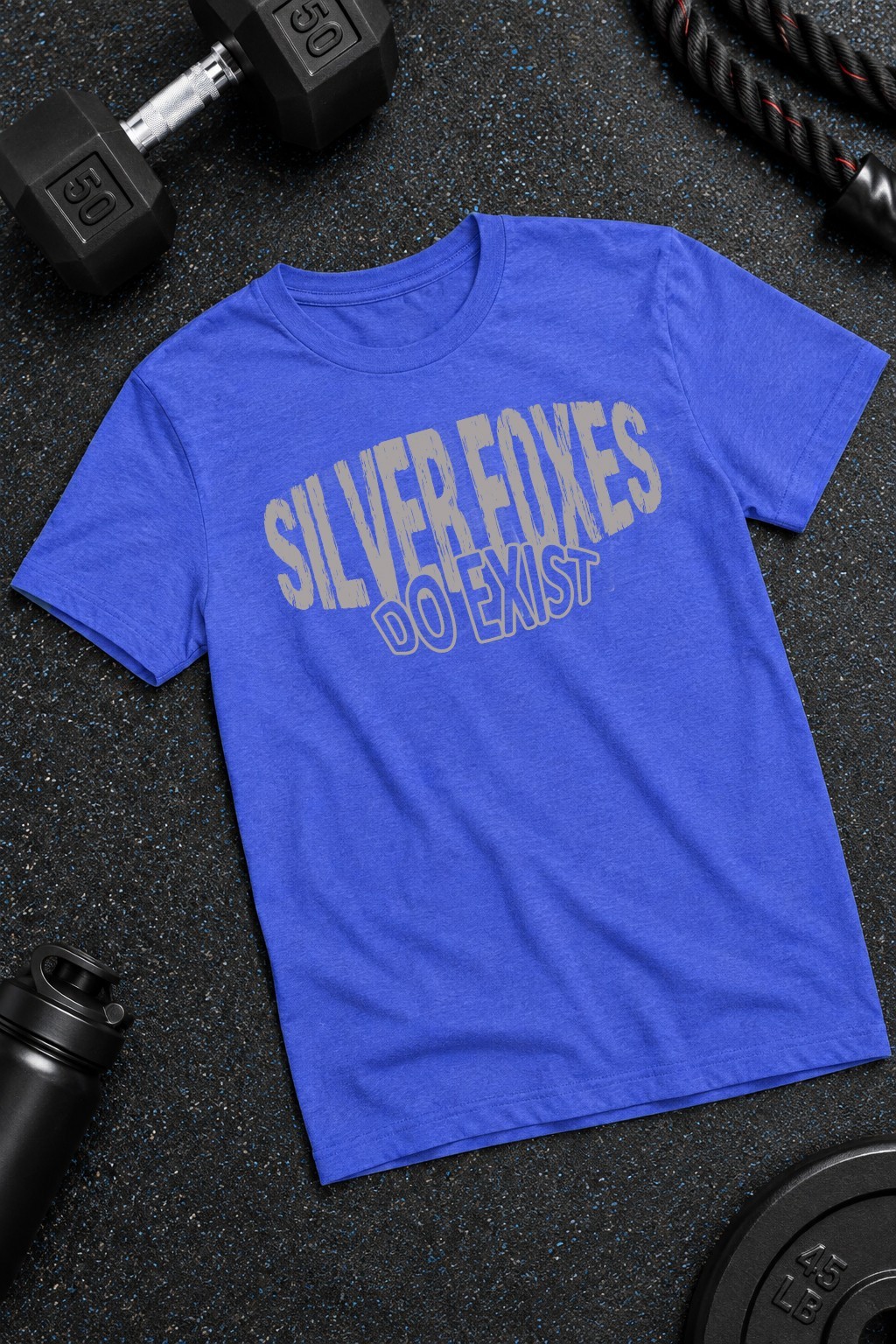Iron Gods Silver Foxes Do Exist Tee Official Tyrus Live Tour Gym Shirt