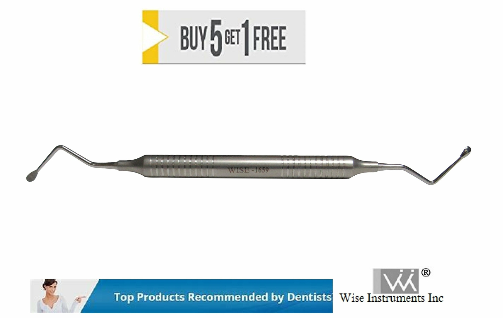 Dental Curette Lucas 86 Surgical Curette 2.8mm by Wise instruments 