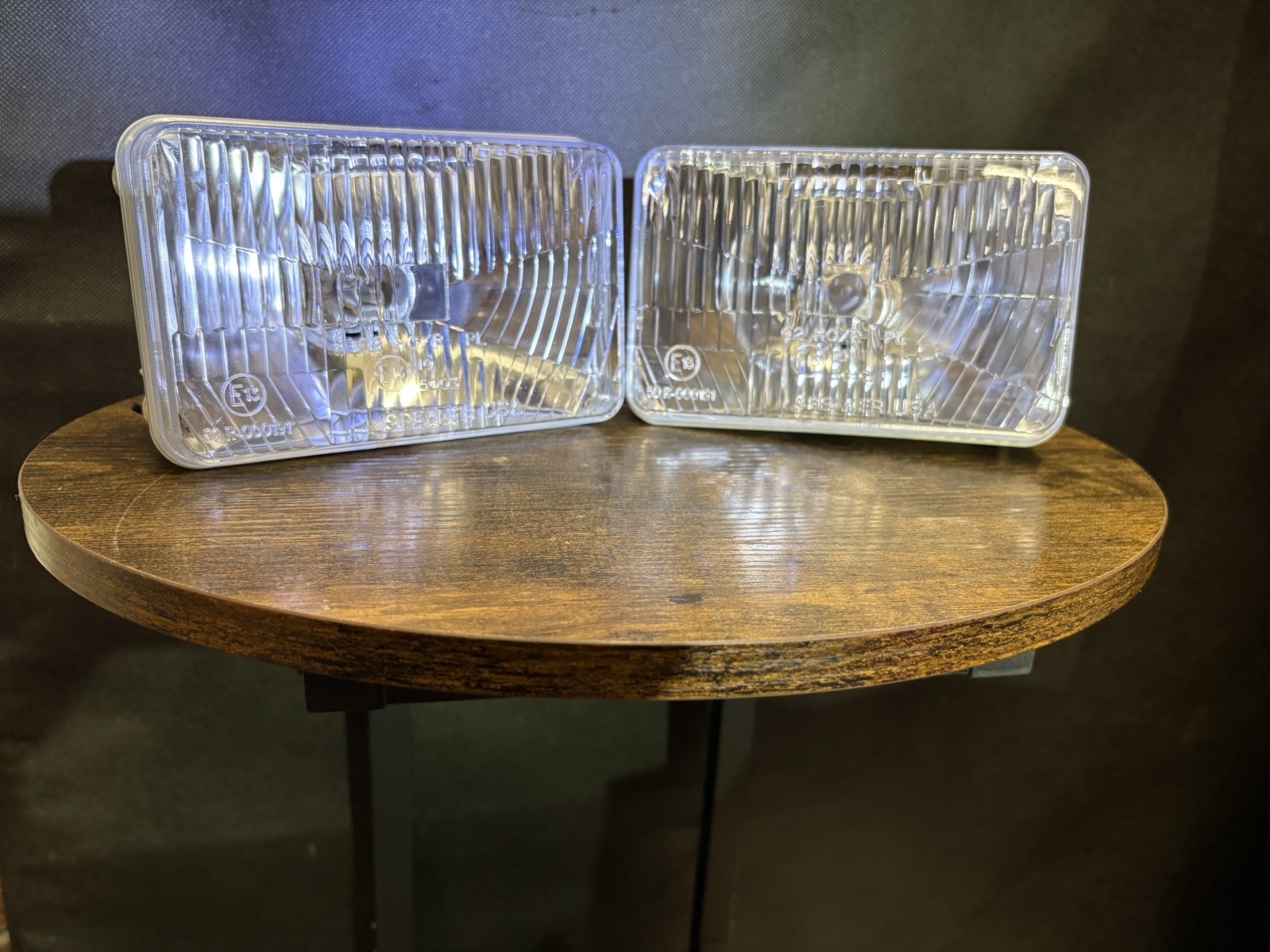 NOS Pair JW Speaker 4x6 Halogen Headlight Housings H4 Bulb 424120 - RARE & NEW