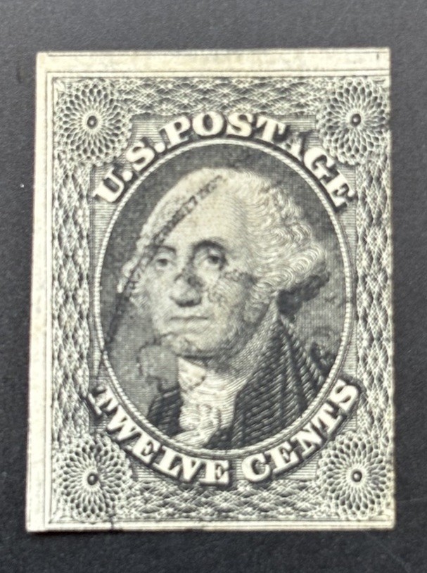 US Stamps - SC# 17 - Used - 3 Margins - SCV = $260.00
