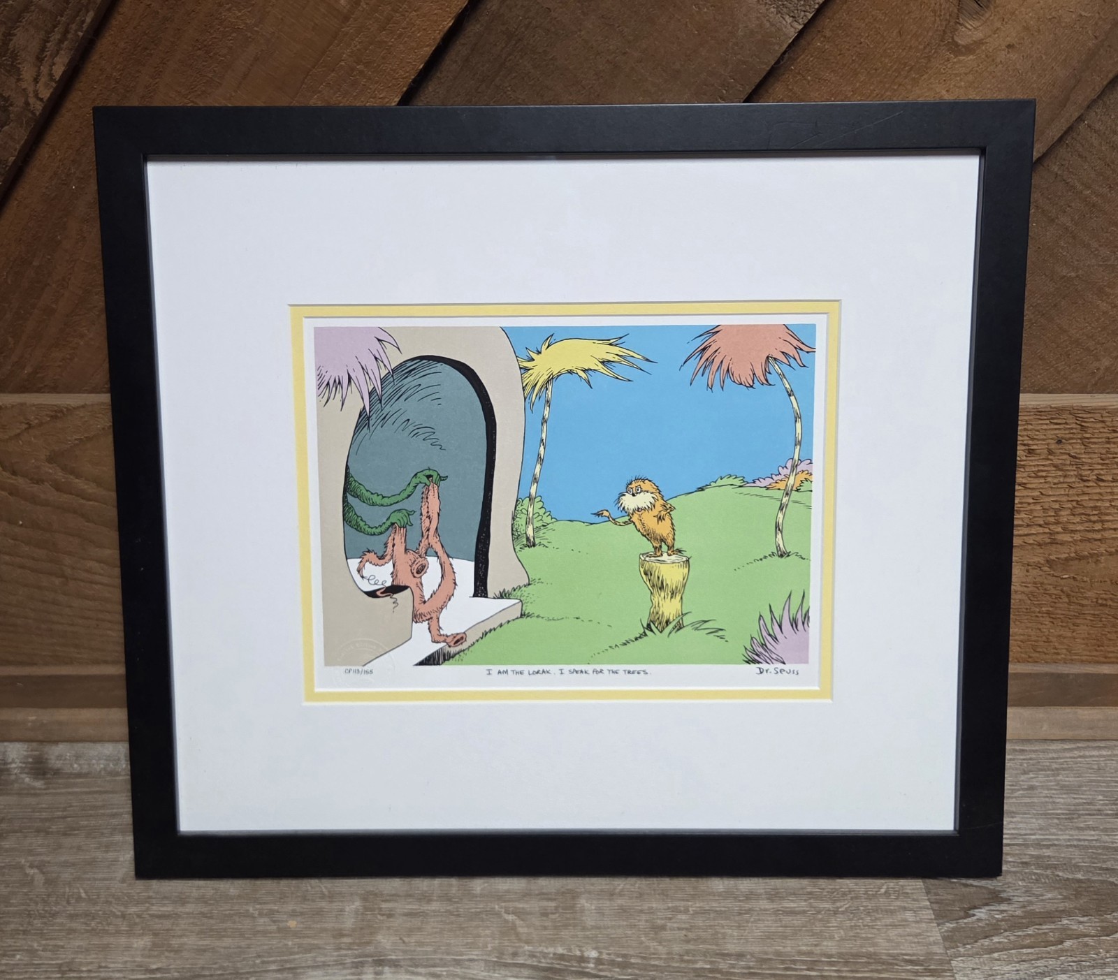 Dr Seuss - I am the Lorax I speak for the Trees - Collaborators Proof /155