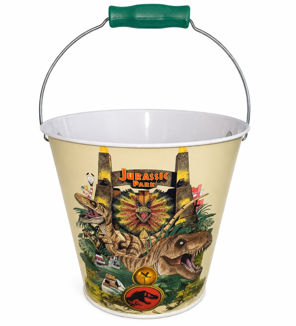 Jurrasic PARK Metal Bucket 7\ Jurrasic PARK Metal Bucket 7\