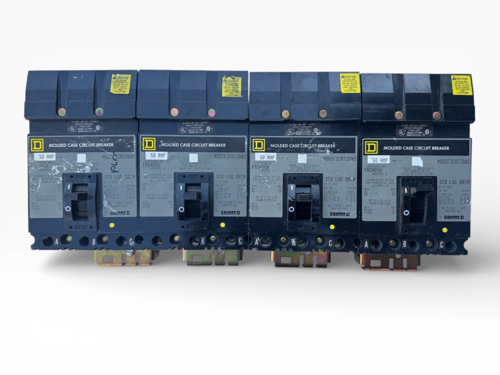 1pc Square D I-Line | FA34050 | 50A | 3-Pole | 480VAC | Circuit Breaker 1pc Square D I-Line | FA34050 | 50A | 3-Pole | 480VAC | Circuit Breaker