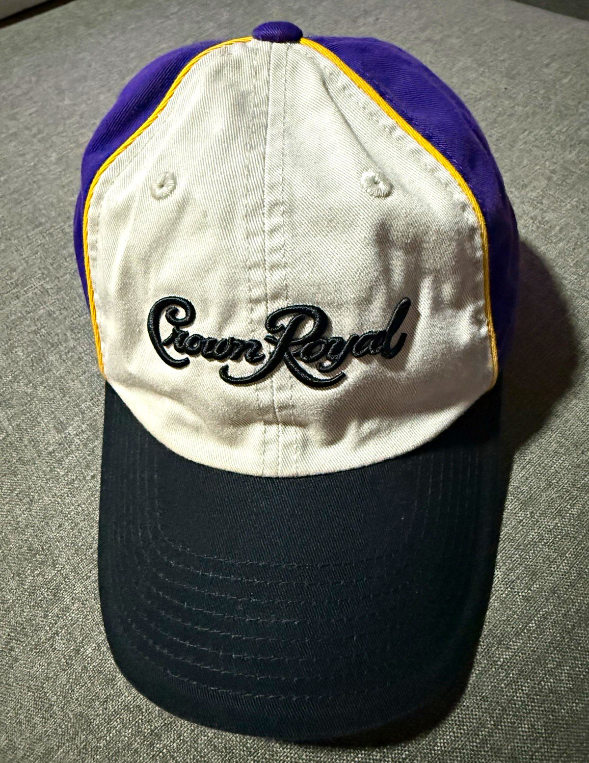 Vintage Crown Royal Outfitters Purple Gold Strapback Hat H3 Sportswear Vintage Crown Royal Outfitters Purple Gold Strapback Hat H3 Sportswear