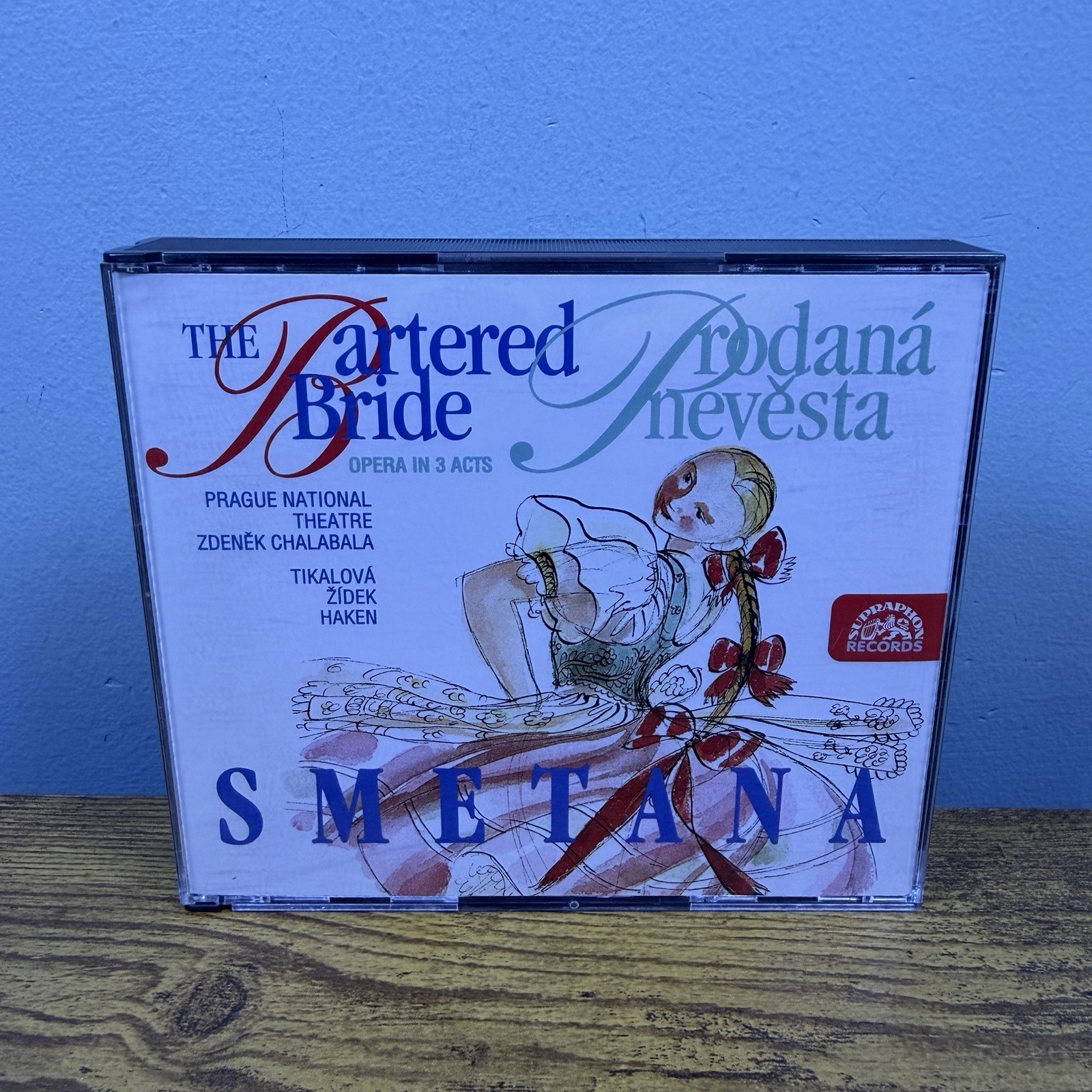 Smetana The Bartered Bride 2-Disc CD Set Libretto Czech Bedřich Supraphon Record
