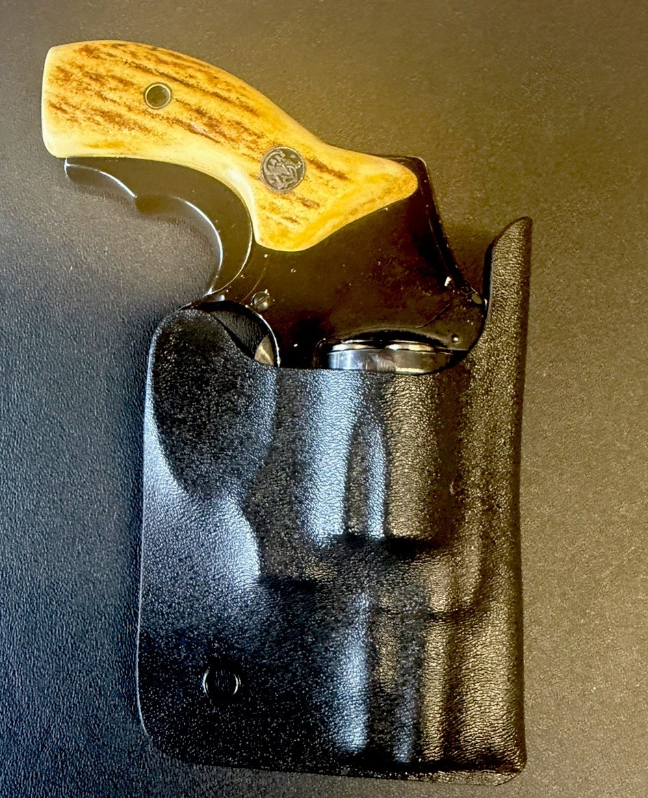 J-Frame JEANS POCKET Holster. For Smith-Wesson 5-shot .38 w/ 1- 7/8” Barrel ONLY