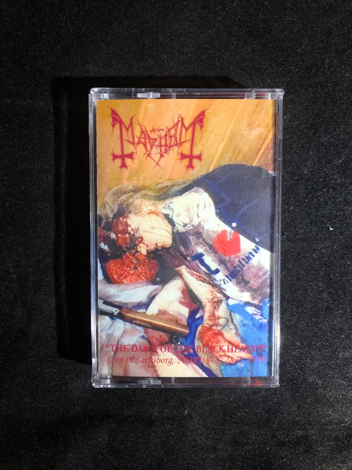 Mayhem The Dawn Of The Black Hearts Cassette Limit 111 Copies Black Metal