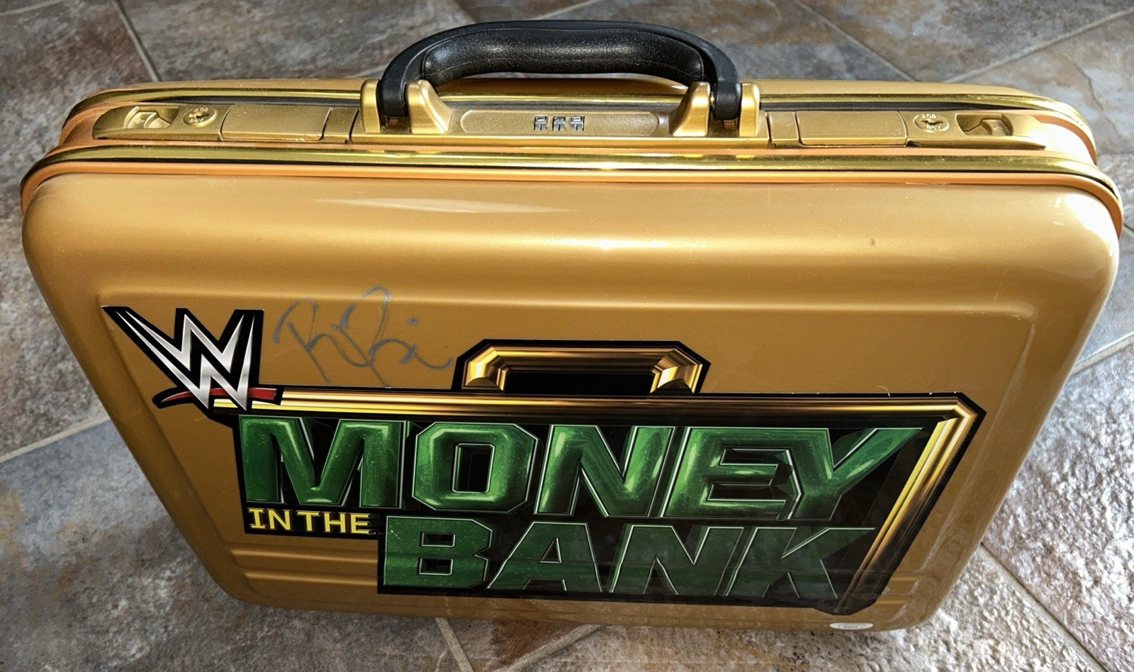 WWE Money in the Bank Roman Reigns Autograph Signed Briefcase JSA Authenticated WWE Money in the Bank Roman Reigns Autograph Signed Briefcase JSA Authenticated