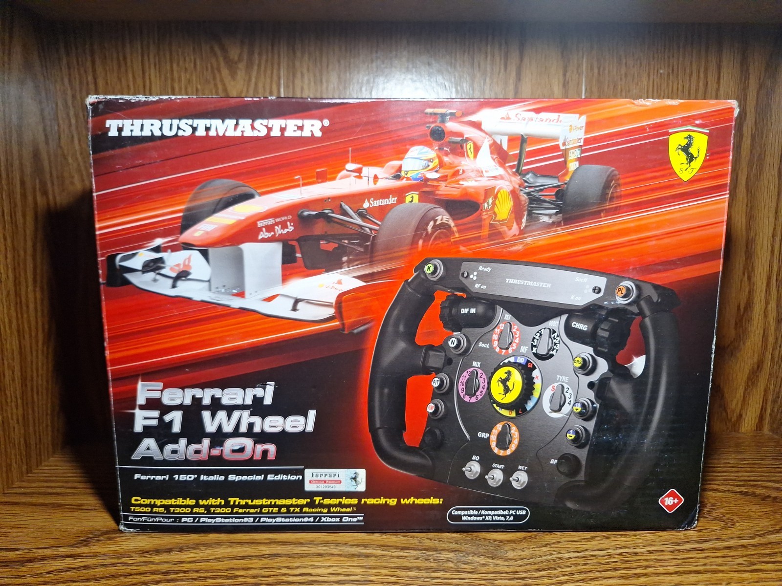 Thrustmaster Ferrari F1 Racing Wheel -New Only  Open Box, 