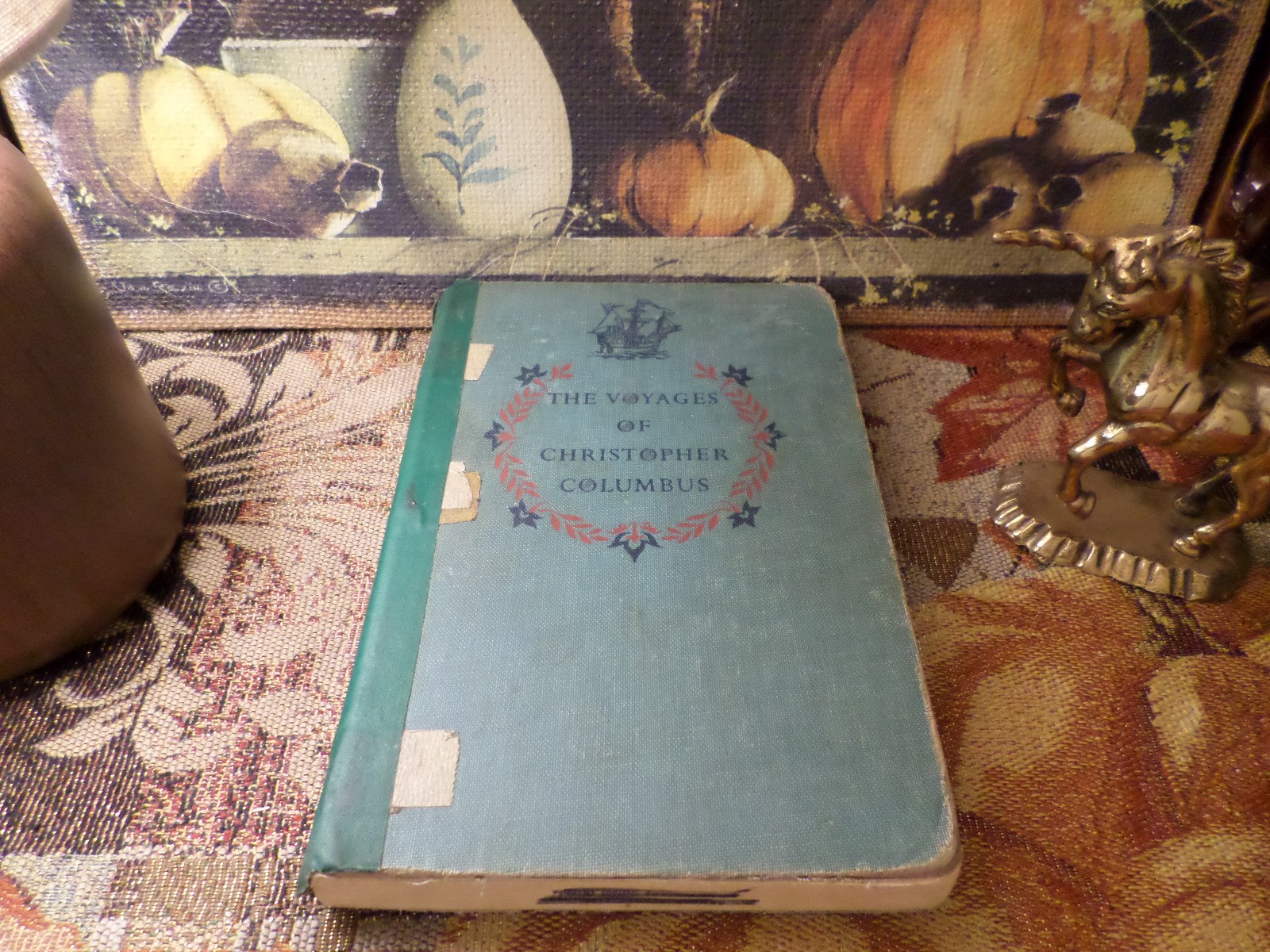 The Voyages of Christopher Columbus 1950 Armstrong Sperry Vintage Hardcover