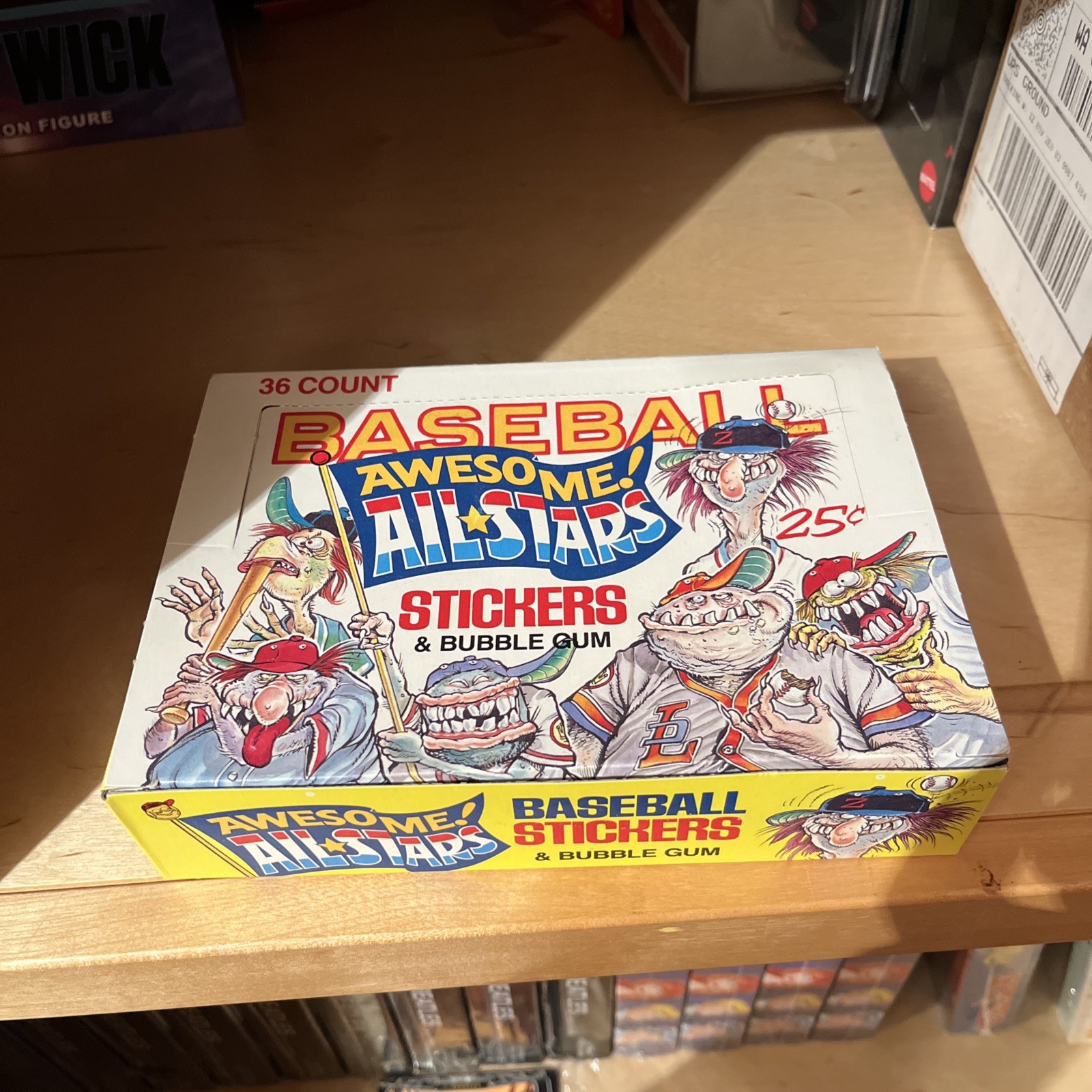 1988 Leaf Baseball Awesome All Stars Stickers & Bubble Gum 36 Packs Excellent 1988 Leaf Baseball Awesome All Stars Stickers & Bubble Gum 36 Packs Excellent