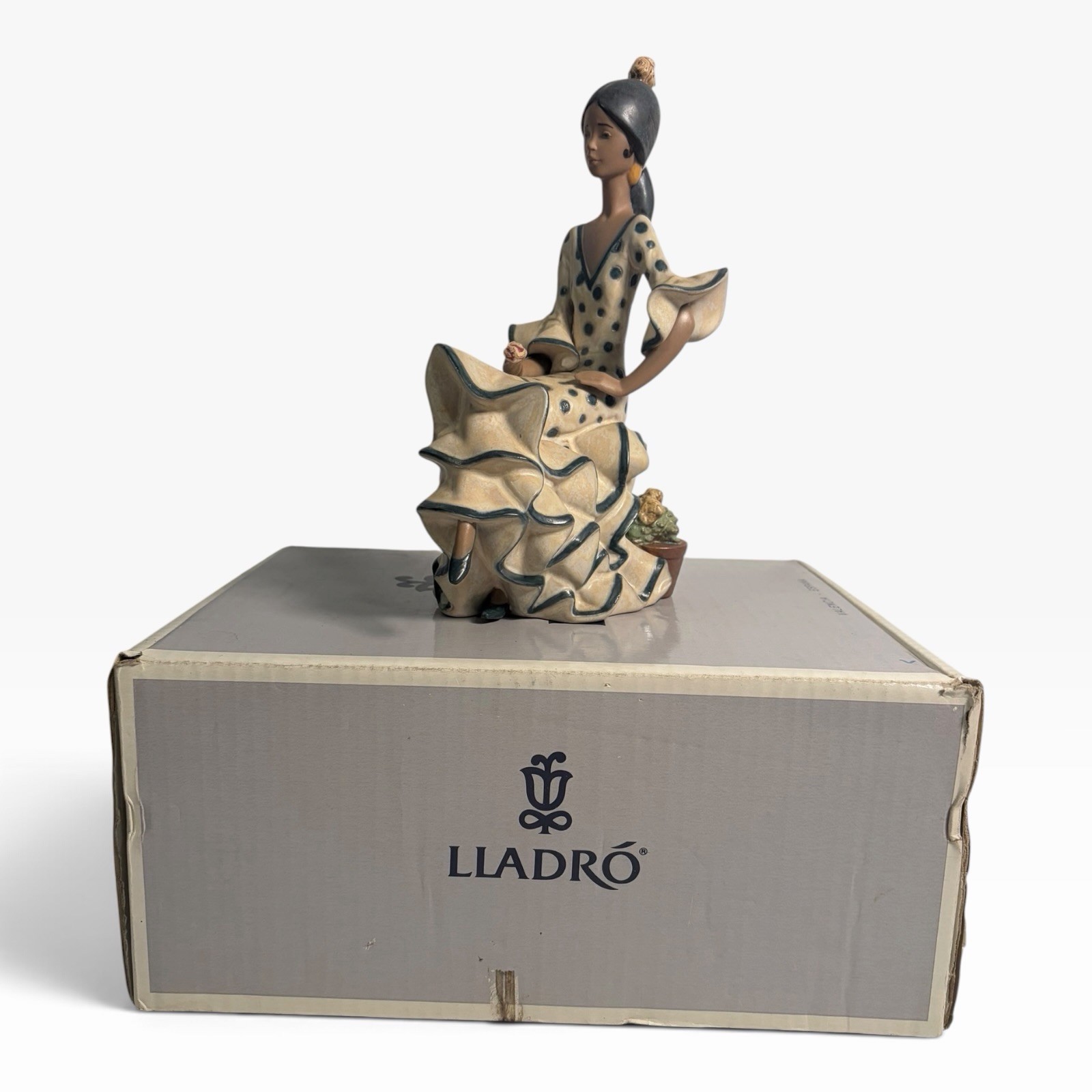 Llardo 2170 Andaluza Serena Andalucian Spanish Dancer Figurine 1986 w/Box
