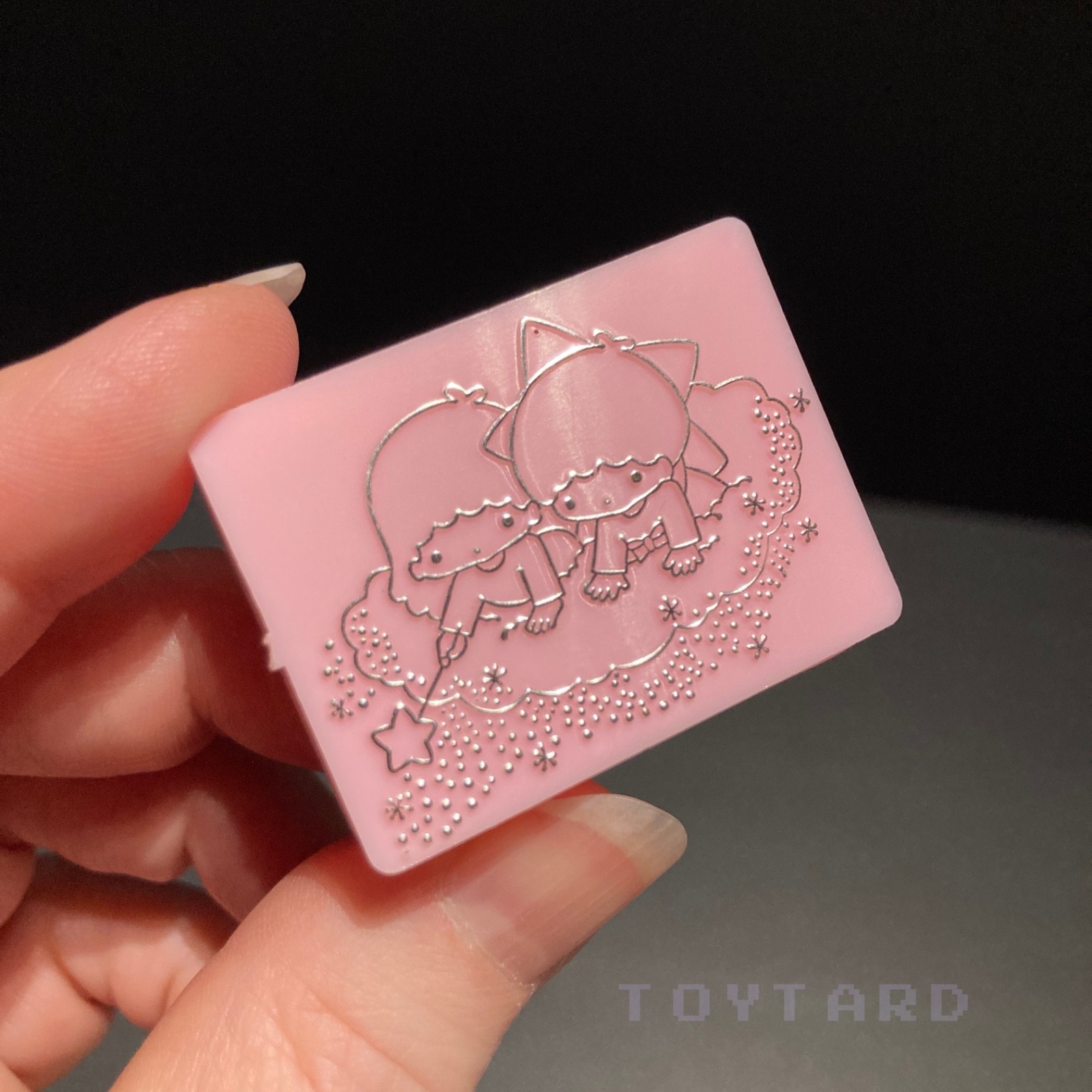 VTG Sanrio Little Twin Stars Mini Pocket Pill Trinket Box Doll ReMent Showa 1976