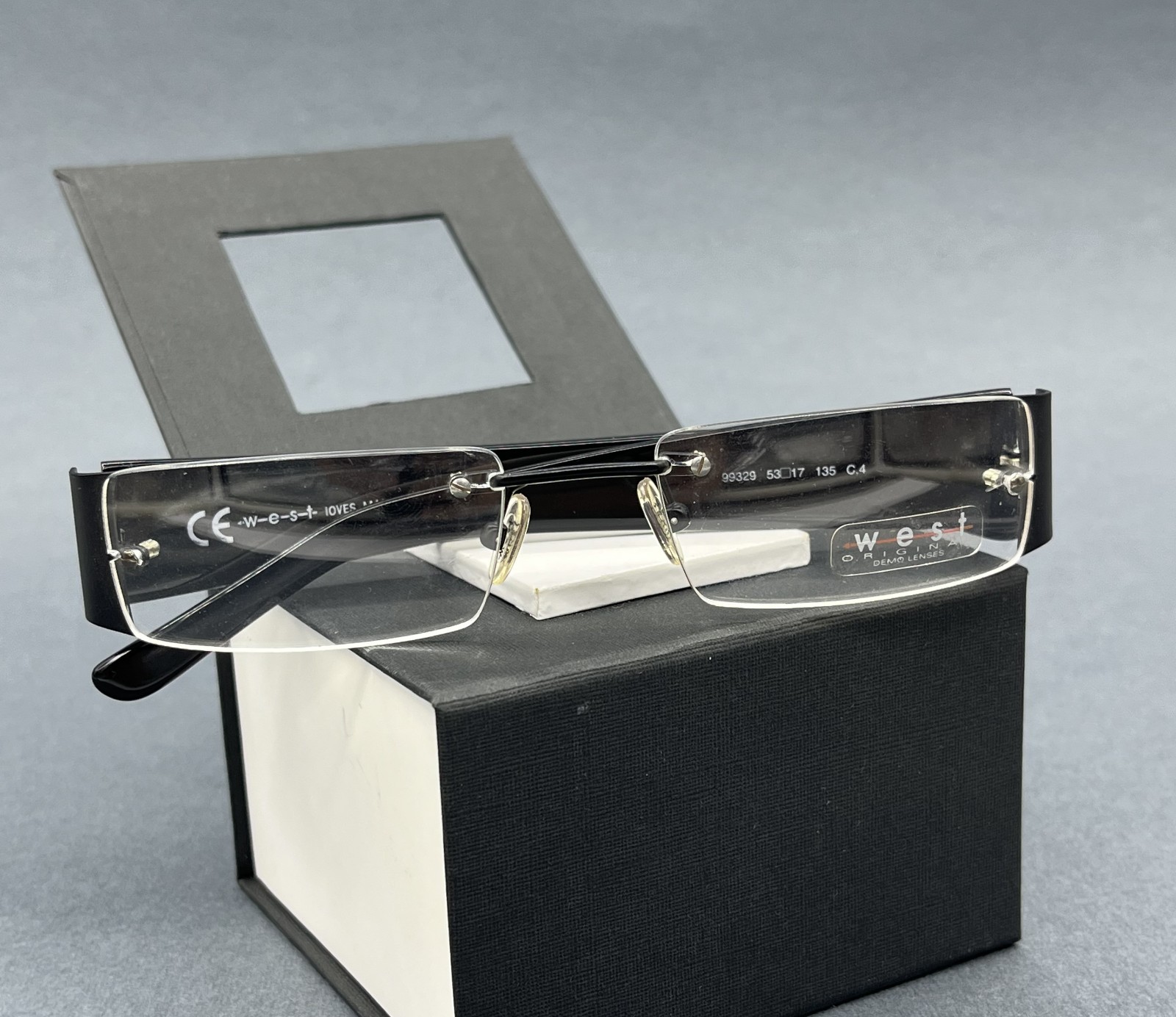 NEW West Loves 99 329 Women’s Vintage Eyeglass Frame Made in Italy