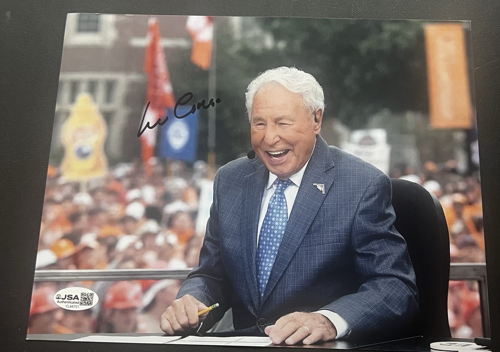 Lee Corso signed autographed ESPN College Gameday 8x10 photo Jsa coa Lee Corso signed autographed ESPN College Gameday 8x10 photo Jsa coa