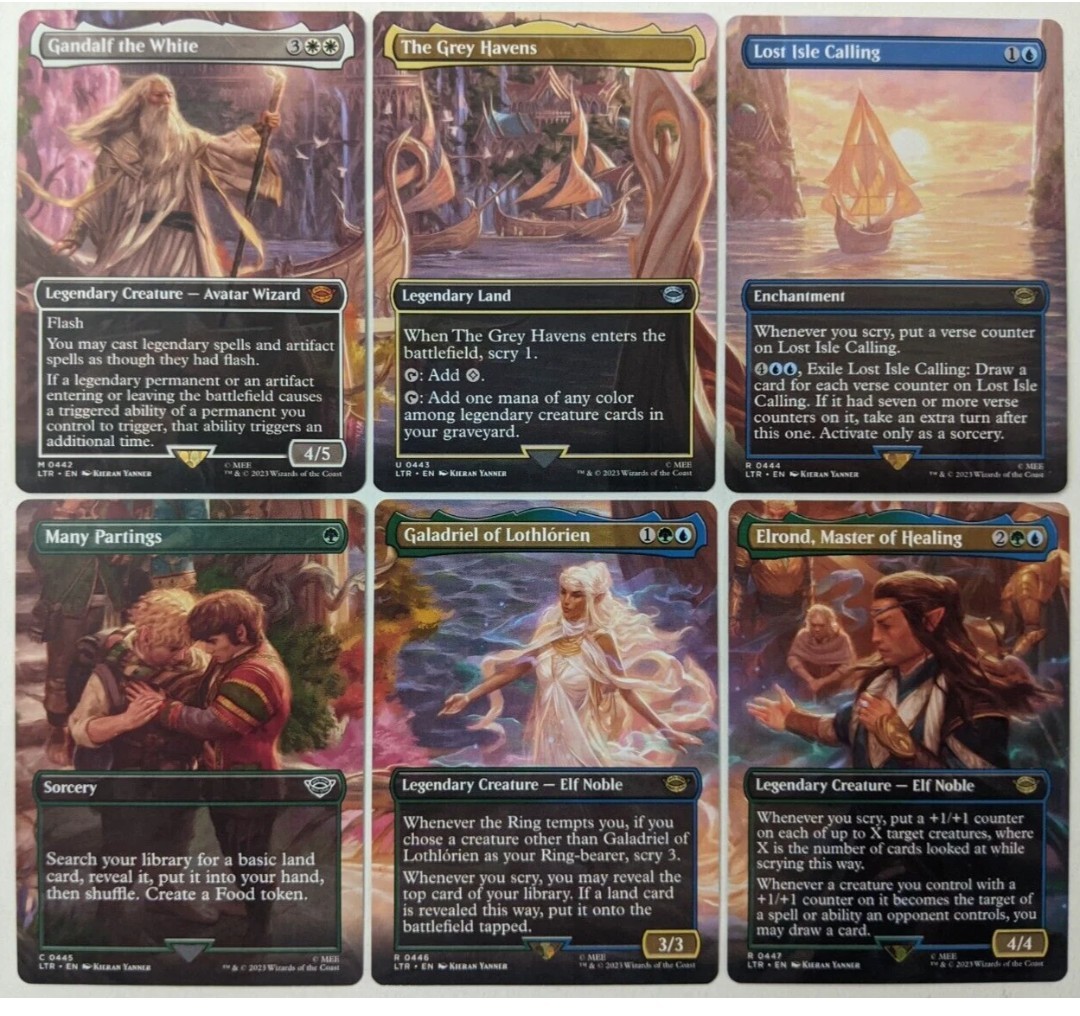 Departure to Grey Havens Magic the Gathering Lord of the Rings MTG COMPLETE Set 
